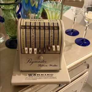 Vintage Paymaster Ribbon Writer Check Printer
